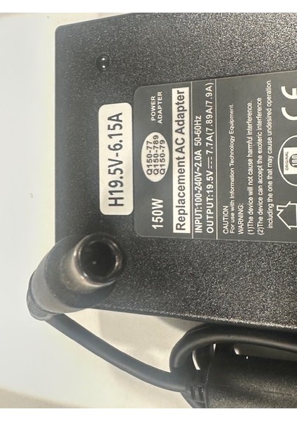 19.5 Volt 6.15 Amper Hp Uyumlu Adaptör 7.4 mm 5.0 mm 120 Watt Hp Uyumlu Adaptör fiyatları