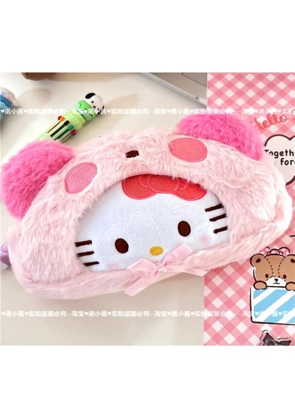 Sanrio Kawaii Labubu Peluş Kalemlik Makyaj Çantası Kuromi Cinnamoroll My Melodi Hello Kitty Pochacco fiyatları