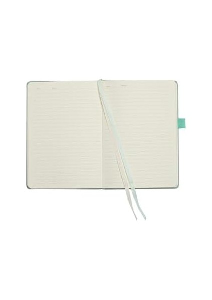 Sert Kapak Planlayıcı Çizgili Defter, 14X20 Cm-Yeşil