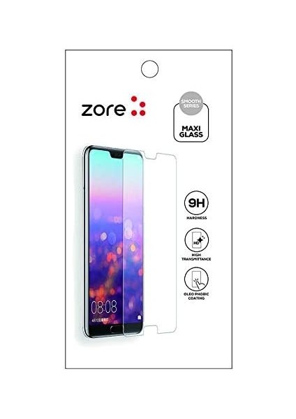 Oppo A15S Ile Uyumlu Maxi Glass Temperli Cam Ekran Koruyucu, Standart