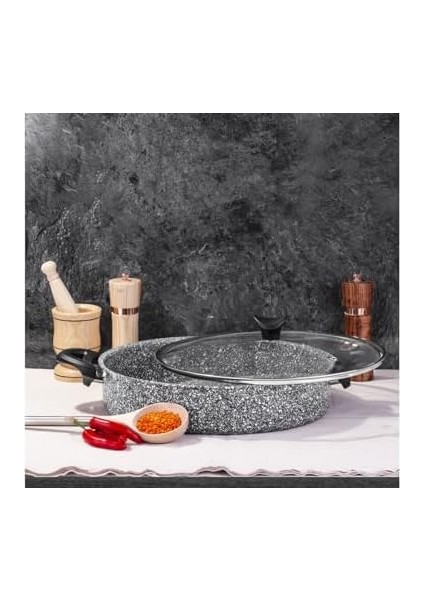 Ultra Granit Basık Tencere 20 cm