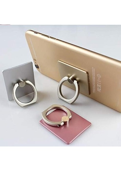 Tablet Tüm Modeler Selfie Yüzüğü 360 Derece Oynar Metal