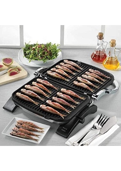 Tostkolik Inox/siyah Granit Tost Makinesi