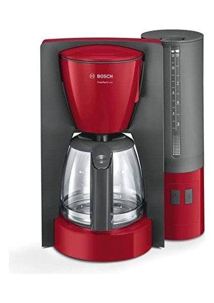 Filtre Kahve Makinesi Comfortline TKA6A044, Aroma+, Aroma Korumalı Cam Sürahi, 1,25 L, 10 - 15 Fincan Için, Çıkarılabilir Su Tankı, Damlama Durdurucu, Döner Filtre Taşıyıcı, Kablo Depolama, 1200