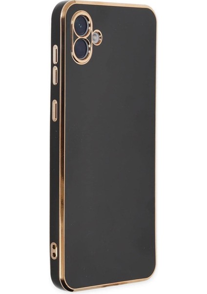Samsung Galaxy A04 Için Kılıf Olive Plated Siyah [galaxy A04 ile Uyumlu Kılıf - Siyah]