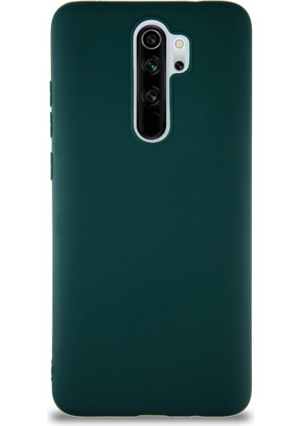 Iletişim Xiaomi Redmi Note 8 Pro ile Uyumlu Kılıf Soft Premier Renkli Silikon Kapak - Yeşil