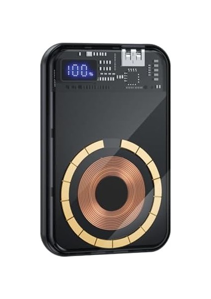 S5 10.000MAH, Şeffaf Magsafe Pb