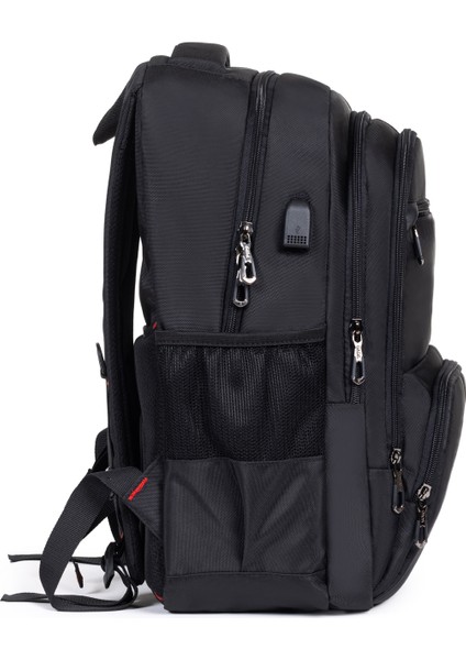 -04 Sırt Çanta USB Type-C Girişli, Ortopedik Sırt Destekli Laptop Çantası %100 Yerli Üretim modelleri