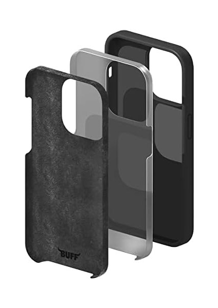 Apple iPhone 14 Pro Rubber Fit Kılıf Black