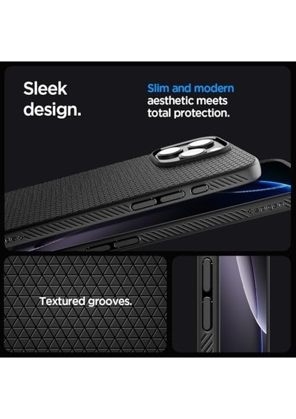 Apple iPhone 16 Pro Max Kılıf Liquid Air Matte Black - ACS07988