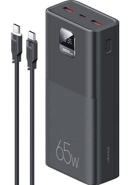CD165 30.0000 Mah 65W Çıkış Gücü Çift Qc3.0+Pd Hızlı Şarj Edilebilen Powerbank