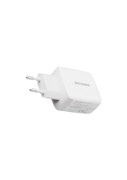 65W Gan Usb-C + Usb-A Şarj Aleti Apple & Samsung & Macbook, Notebook, Iphone, iPad Hızlı Şarj Cihazı + 2mt 100W Type-C Kablo
