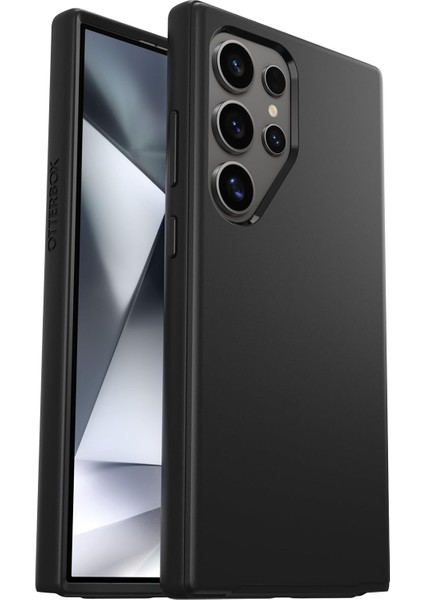 Simetri Samsung Galaxy S24 Ultra Için Kılıf, Darbeye Dayanıklı, Düşmeye Dayanıklı, Ince Koruyucu Kılıf, Askeri Standartlara Göre 3 Kat Daha Fazla Düşme, Siyah