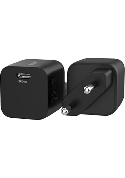 BL57-1C 20W Hızlı Şarj Cihazı Pd Type-C Şarj Adaptörü (Siyah)