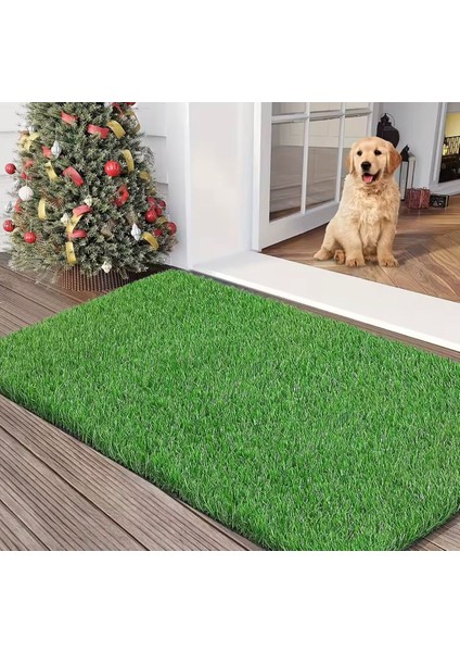 Suni Çim Halı Gerçekçi Sıkı Dokulu Kalın Çim Halı 1 Metre x 50CM