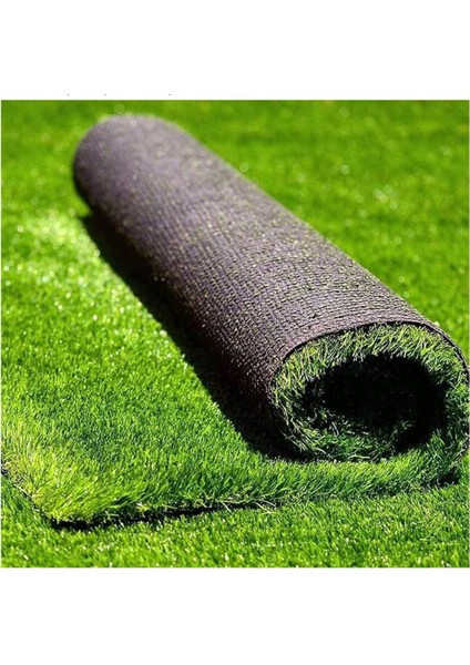 Suni Çim Halı Gerçekçi Sıkı Dokulu Kalın Çim Halı 1 Metre x 50CM modelleri