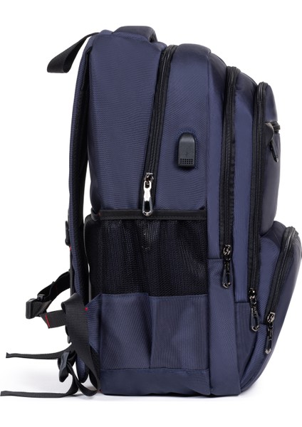 -04 Sırt Çanta USB Type-C Girişli, Ortopedik Sırt Destekli Laptop Çantası %100 Yerli Üretim modelleri