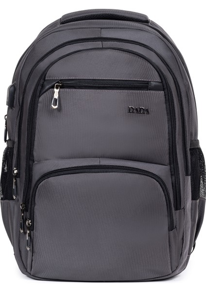 -04 Sırt Çanta USB Type-C Girişli, Ortopedik Sırt Destekli Laptop Çantası %100 Yerli Üretim