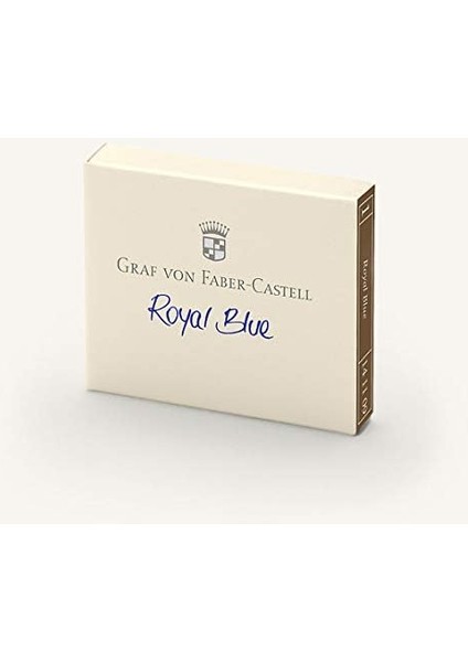 Von Faber-Castell Dolma Kalem Kartuşu 6'lı Royal Mavi