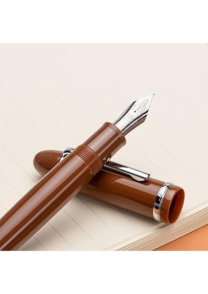 Gönder Jinhao X159 Dolma Kalem (Kahve Krom, Medium Uç)