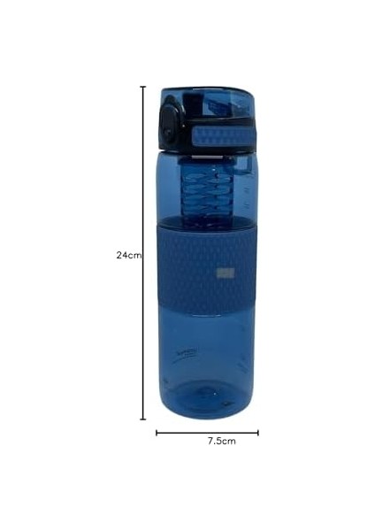 700ml Silikon Gövdeli Detoks Aparatlı Tritan Su Matarası