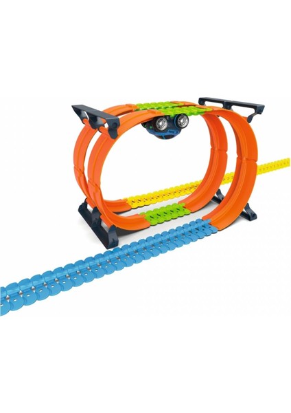 180912, Smoby Flextreme Superlooping Oyun Seti, Büyütülebilir Set, Tamamlayıcı, Uzun Ray Parçaları, Spiral Sürüş, Smoby Flextreme Superlooping Set