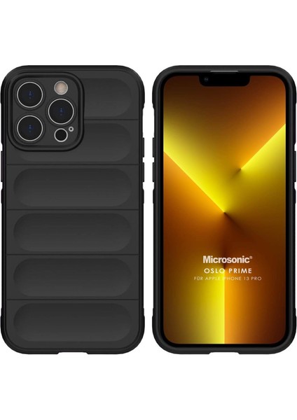 Apple iPhone 13 Pro Için Kılıf Oslo Prime Siyah [Apple iPhone 13 Pro ile Uyumlu Kılıf - Siyah]