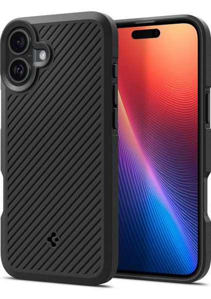 Apple iPhone 16 Plus Kılıf Core Armor Matte Black - ACS08090