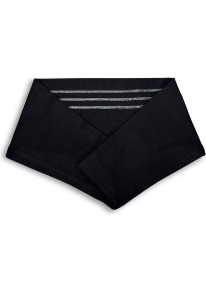 Kaymaz Bandana Siyah Kaymayan Silikonlu Geçme Tesettür Bone - Sportif Saç Bandı