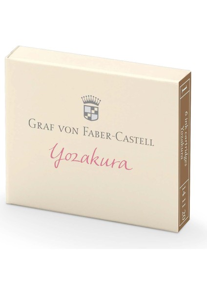 Von Faber-Castell Dolma Kalem Kartuşu 6'lı Yozakura
