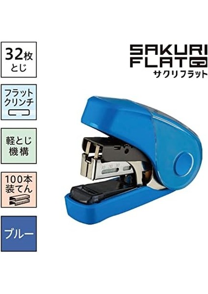 Hd 10FL3K Sakurı Flat Zımba Makinesi No:10, Mavi