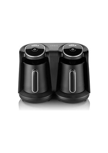 Okka Arzum OK006-K Okka Minio Duo Türk Kahvesi Makinesi, 8 Fincan Kapasite, 880 W, Krom