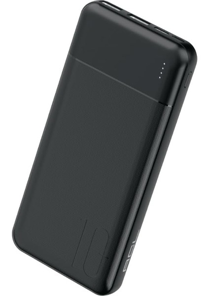 10000 Mah 2.4A Powerbank Taşınabilir Şarj Cihazı (Siyah)