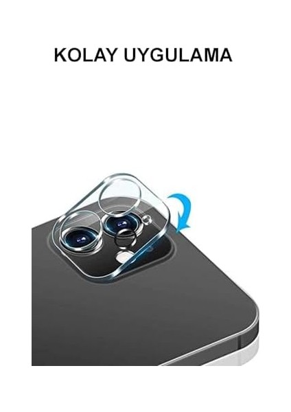 Iletişim Apple iPhone 15 Pro Max Ile Uyumlu Kamera Lensi Koruma Camı