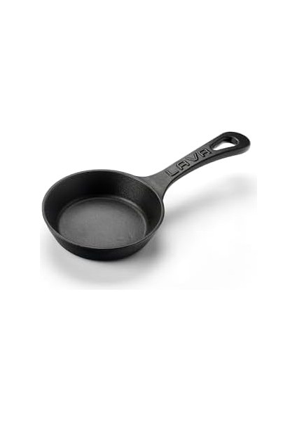 Döküm Mini Yuvarlak Saplı Çap 12 Tava