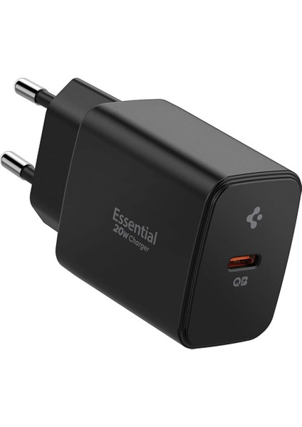 20W Usb-C Mini Hızlı Şarj Aleti/şarj Isısını Düşürür Gan Destekli Akım Korumalı Güç Adaptörü iPhone & Android & iPad Type-C EE201 Black - ACH09217