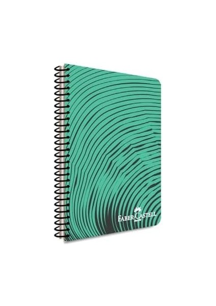 Dalga Desenli Spiralli Defter, A4, 140 Yaprak, 70G Kağıt, Kareli, 500 Mikron Pp Kapak, Pet Spiralli, Dayanıklı ve Kullanışlı, Asorti Renkler