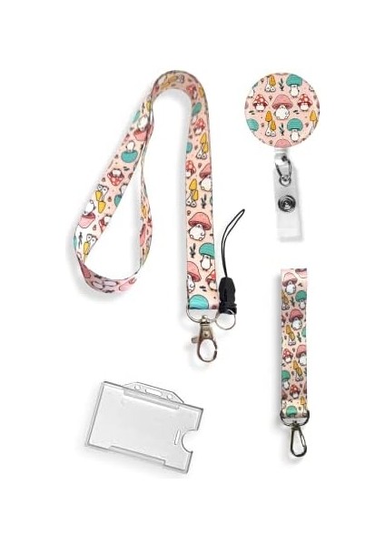 4 Lü Set Boyun Ipi Telefon Askısı Anahtarlık Yoyo Yaka Kartlığı