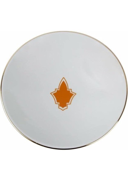 Morocco Çukur Tabak, Turuncu, 20 Cm, Tekli