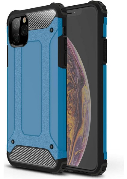 Apple Apple iPhone 11 Pro Max (6.5'') Için Kılıf Rugged Armor Mavi [Apple iPhone 11 Pro Max ile Uyumlu Kılıf - Mavi]