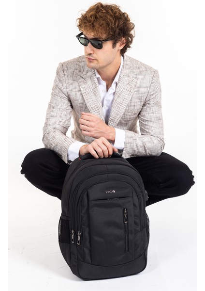 -05 Sırt Çanta USB Type-C Girişli, Ortopedik Sırt Destekli Laptop Çantası %100 Yerli Üretim fırsatları