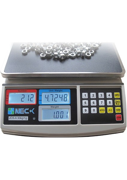 Jcs-A Dijital Sayıcı Terazi 30KG / 1gr modelleri