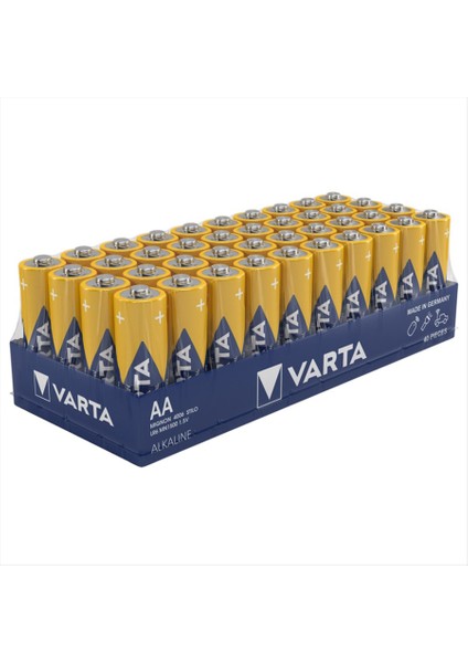 Endüstriyel Aa Kalem Pil 1.5V Alkalin 40LI Kutu