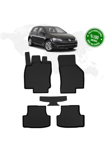 Volkswagen Golf 7 4d Havuzlu Paspas 2013 – 2020 Model