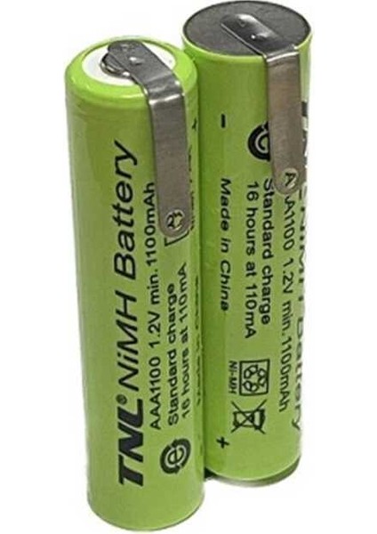 Philips Multigroom QG3371 Için 2.4V 1100MAH Aaa Ince Pilli Traş Makinesi Pili