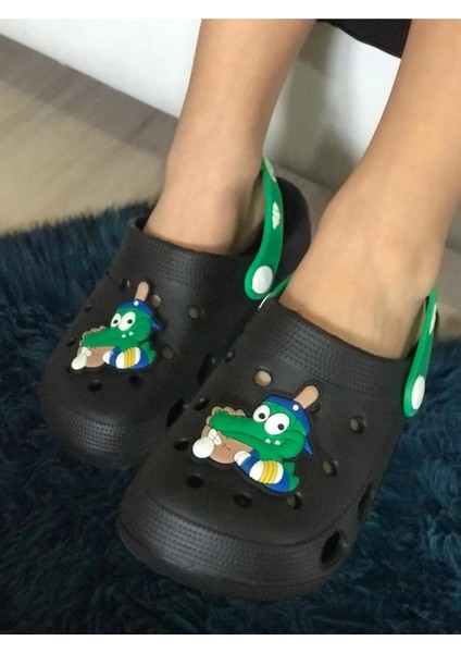 Erkek Çocuk Cros, Bahçe, Plaj, Havuz ve Günlük Çocuk Terlik Sandalet