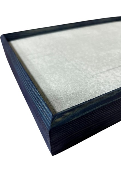 Yerli Üretim Ahşap Model 34,5 /24,5 cm Gri Renk Batırmalı Bileklik Kelepçe Tablası fiyatları