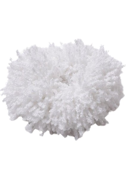 Beyaz Arap Saçı Topuz Tokası Ipli Dolgun Lastikli Tesettür Kadın Toka fiyatları