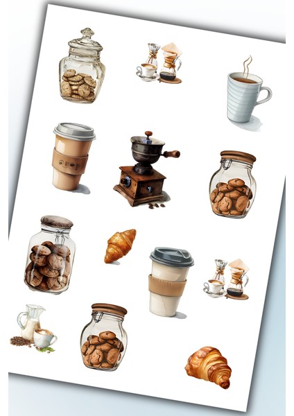 Yaş Pasta Sticker Planlayıcı Planner Ajanda Bullet Journal Için Uygun modelleri