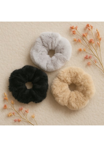 3'lü Simit Toka, Peluş Yumuşak Tüylü Simit Toka